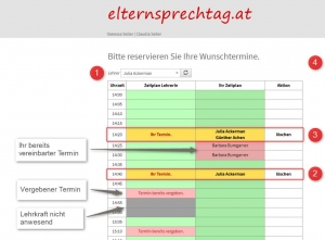 Elternsprechtag